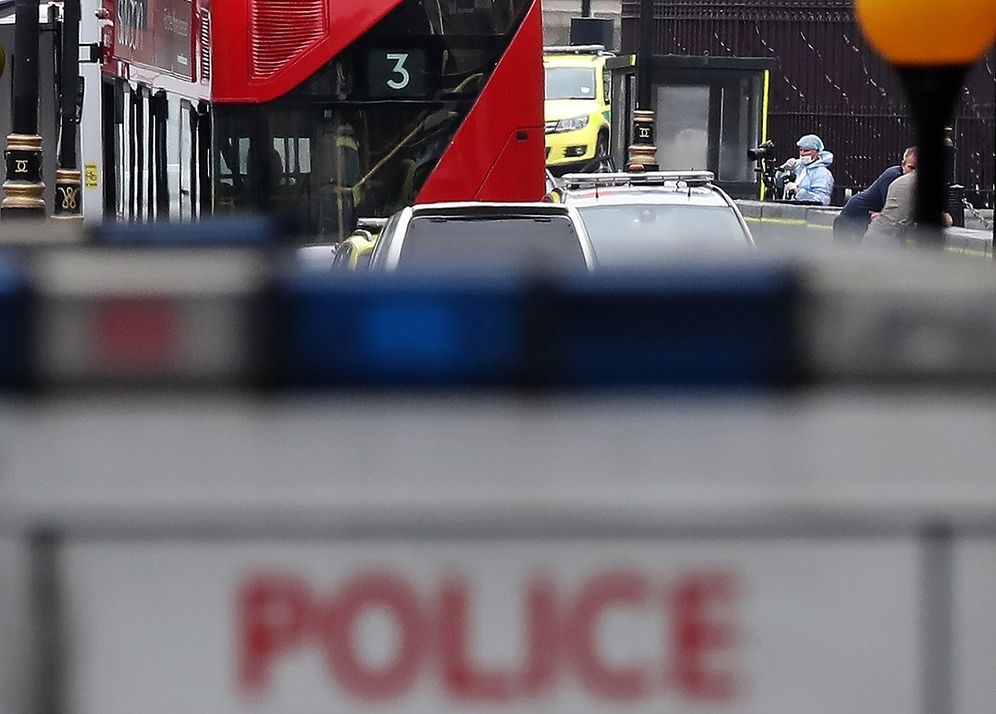 Illustration - Des officiers de police judiciaire dans le centre de Londres, le 14 août 2018