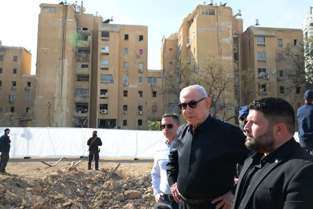 Benjamin Netanyahu in Be'er sheba