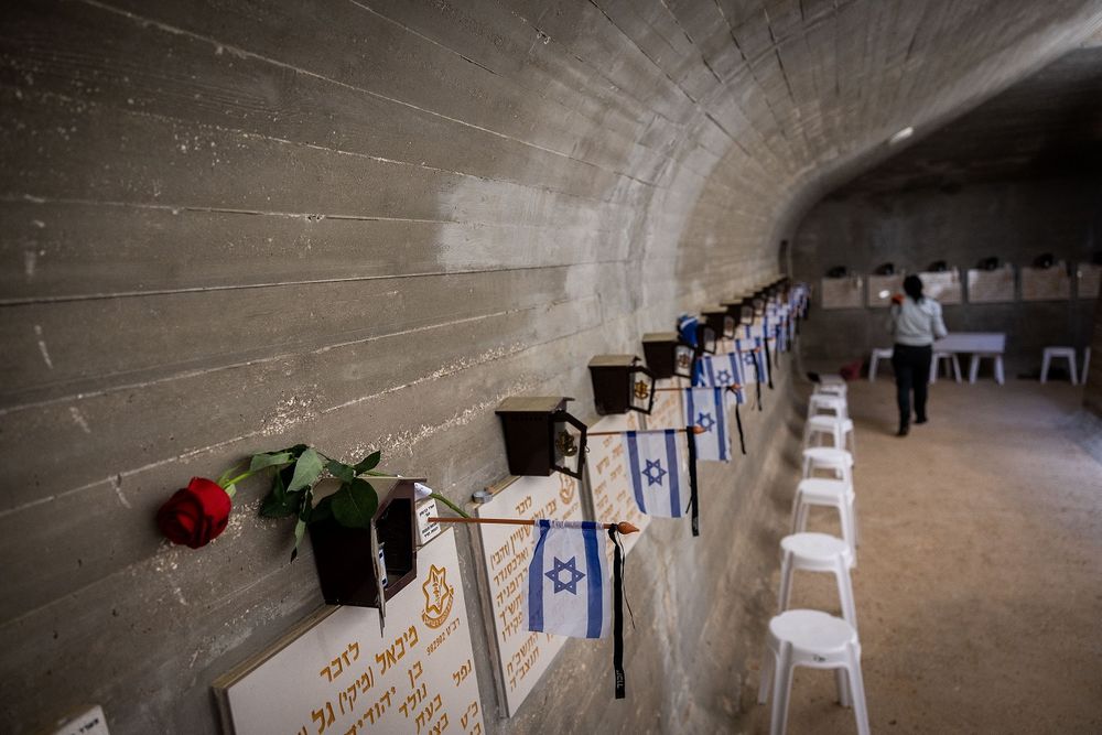 Cimetière militaire du Mont Herzl à Jérusalem, le 3 mai 2022