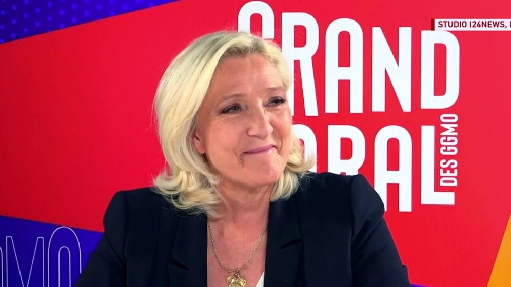 Marine Le Pen sur i24NEWS