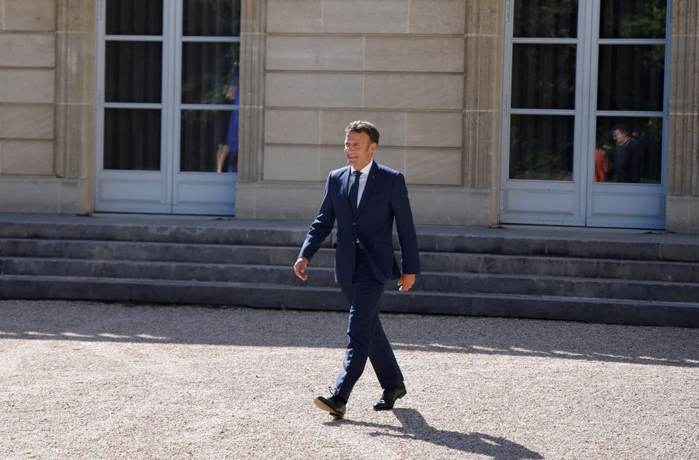 Le président français Emmanuel Macron