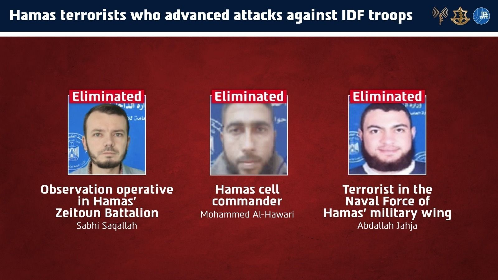 Tsahal élimine un terroriste du 7 octobre et deux membres du Hamas à Gaza