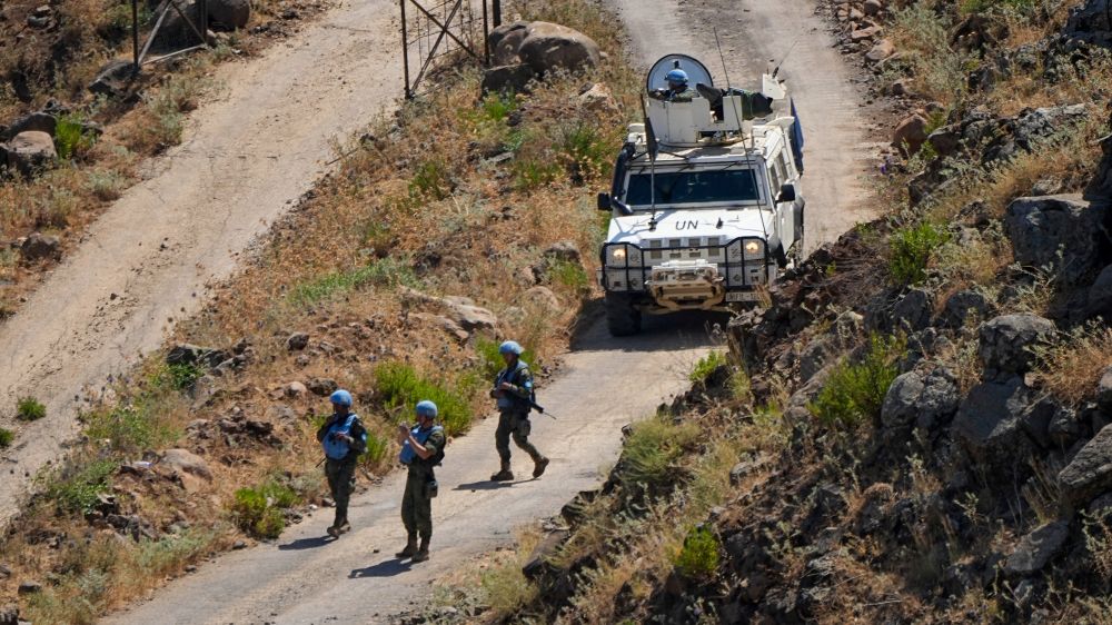 A file photo of UNIFIL peacekeepers in Lebanon 
