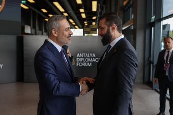 هاكان فيدان وأحمد الشرع - أرشيف