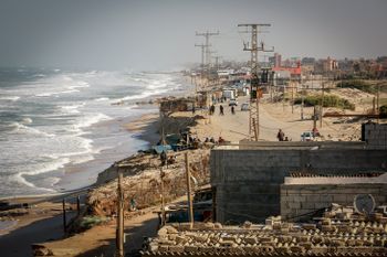 illustration - Un camp de réfugiés au sud de la bande de Gaza, le 8 décembre 2018
