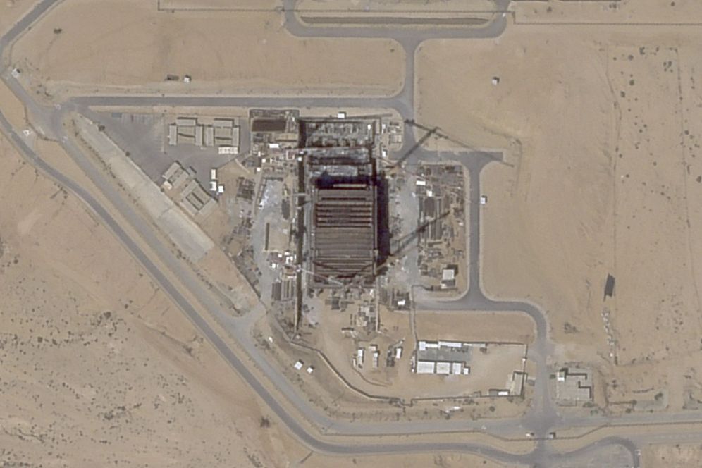 Image satellite du site nucléaire de Dimona, juillet 2025