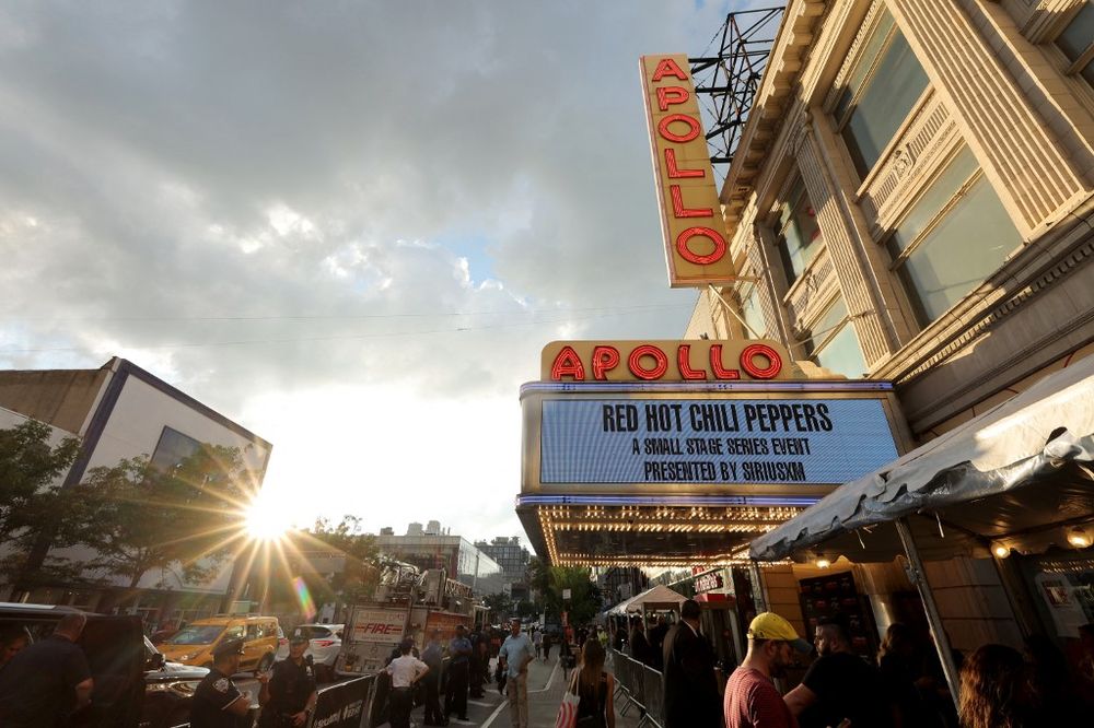 Red Hot Chili Peppers perform at The Apollo Theater for SiriusXM's Small Stage Series in New York City, United States.