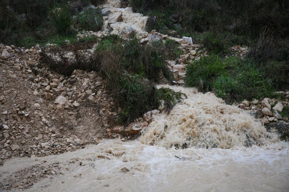 דוד כהן, פלאש 90 הצפות בצפת, חורף וגשם, ארכיון