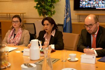 UN special envoy Pramila Patten in Israel.