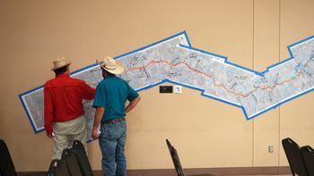 מפת נהר גואדלופה, טקסס