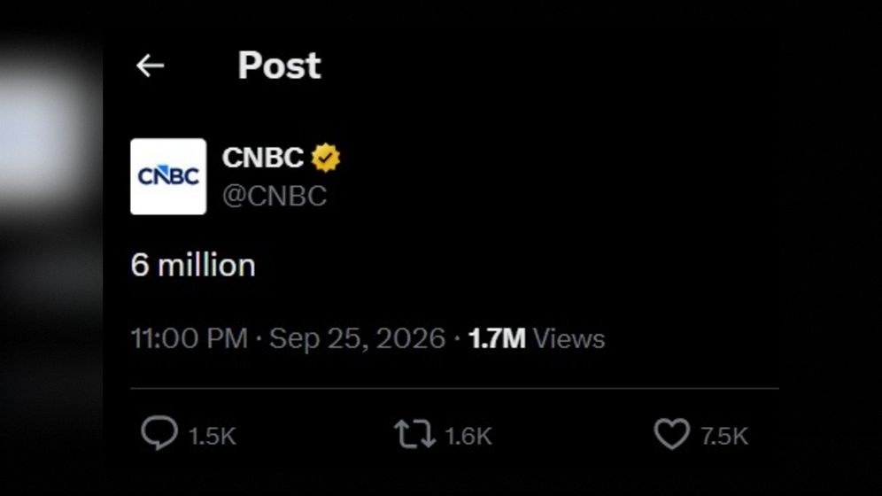Screenshot Deleted CNBC post