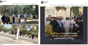 Publications sur les plateformes médiatiques liées au Hamas