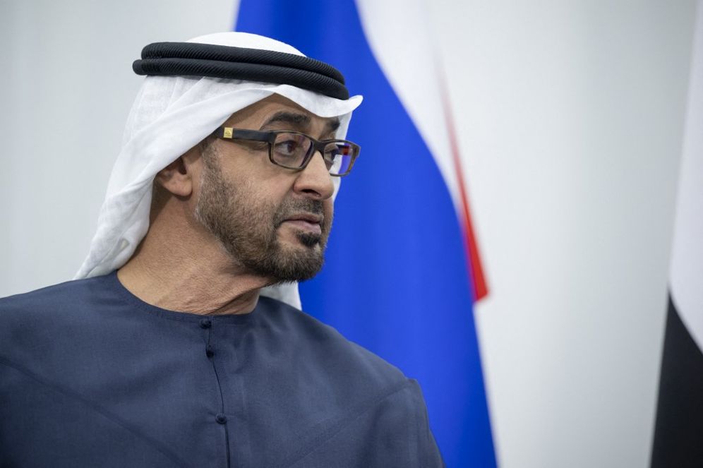 Le président des Émirats arabes unis, Cheikh Mohamed bin Zayed al-Nahyan