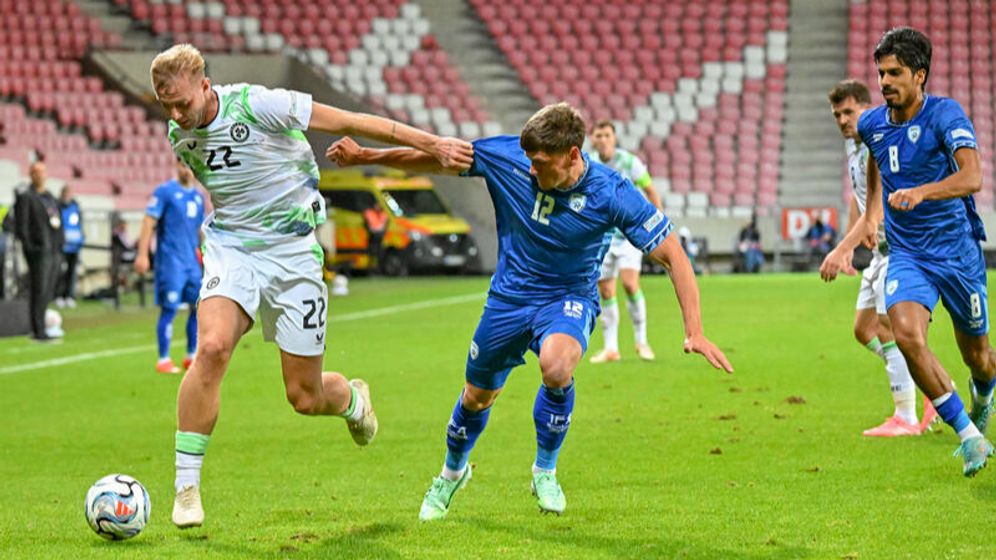 Flash90 Le match de football de la Ligue des Nations de l'UEFA opposant Israël à la République d'Irlande au stade Nagyerdei de Debrecen, en Hongrie, le 27.09.2026