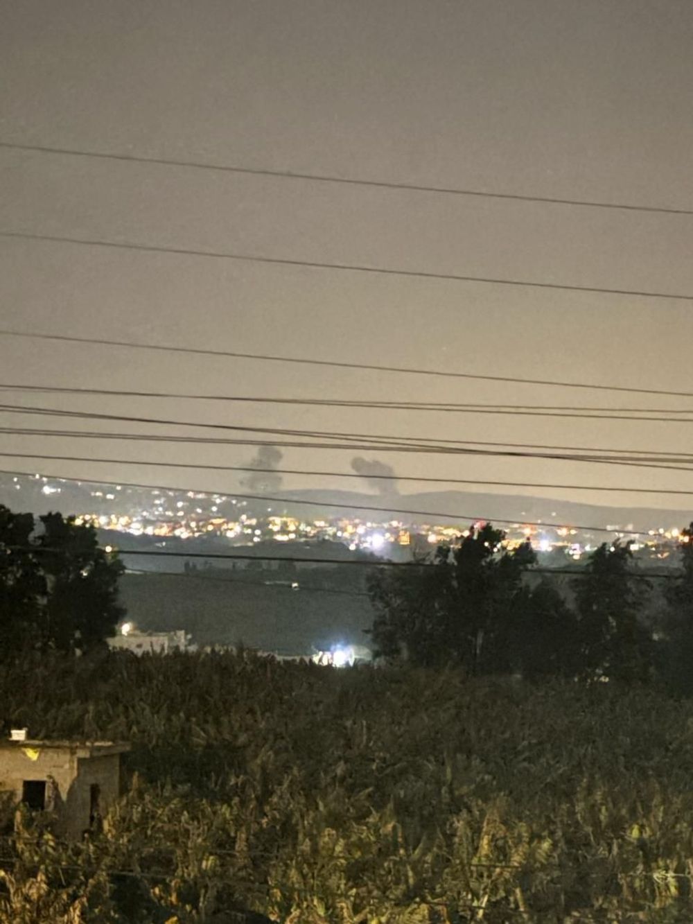 Images purportedly of IDF strikes in Lebanon 