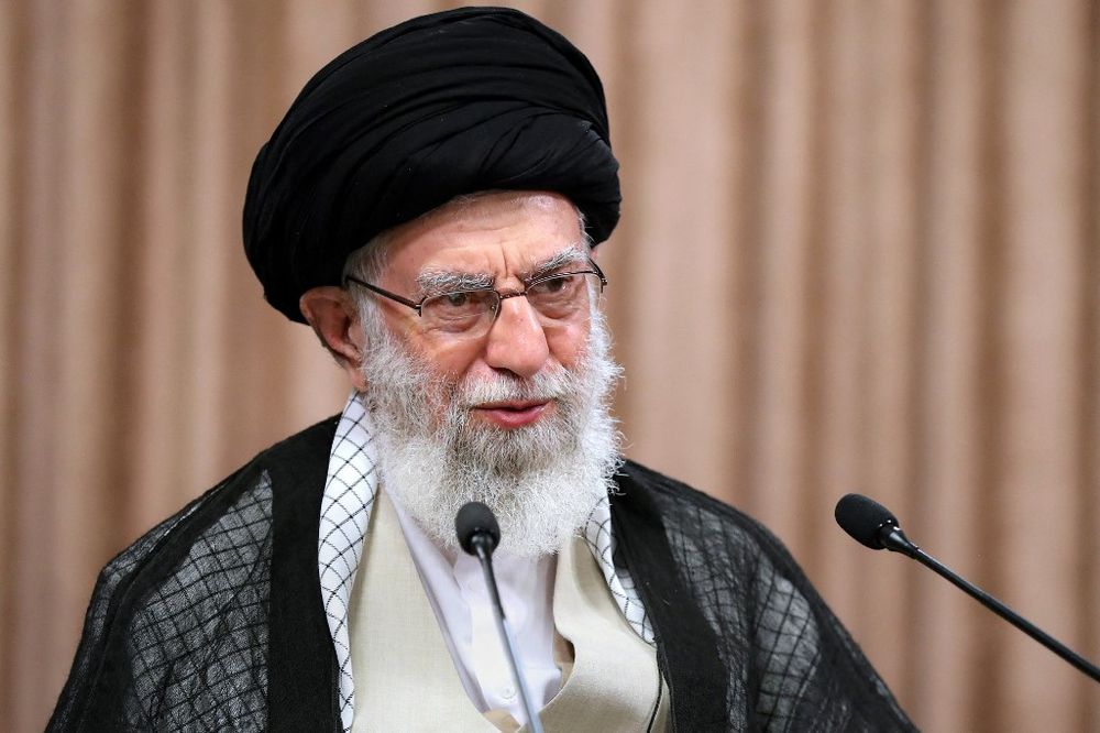 Le guide suprême iranien l'ayatollah Ali Khamenei, à Téhéran le 2 mai 2021