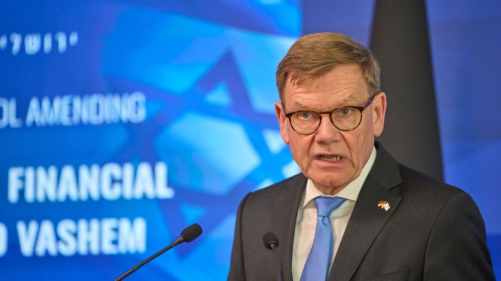 AP Photo/Ohad Zwigenberg Le ministre allemand des Affaires étrangères Johann Wadephul