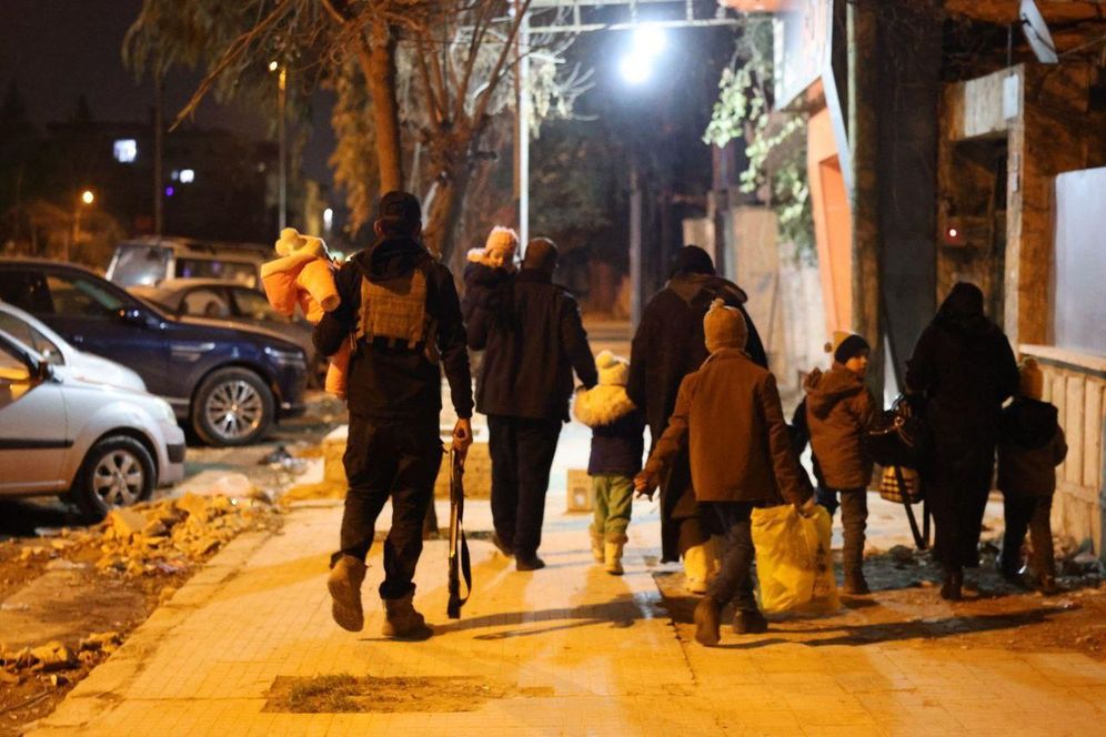 حركة النزوج في حلب بعد الاشتباكات 