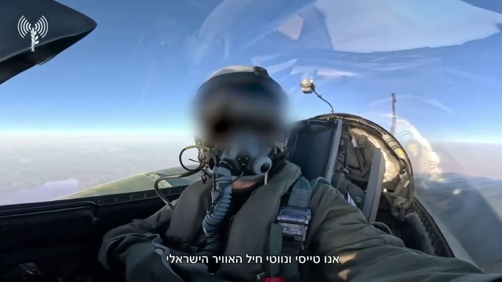 דובר צה"ל "בדרך לתקיפת מטרות היסטוריות": טייסי חיל האוויר מאחלים שבת שלום מעל שמי איראן