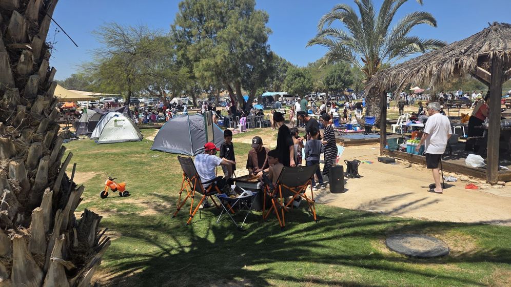 Parc national Habesor, parc Eshkol le jour de l’Indépendance 