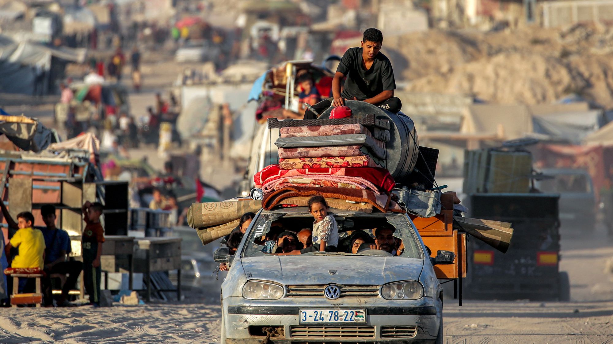 "Nous voulons évacuer mais le Hamas nous en empêche", dénonce un habitant de Gaza-ville