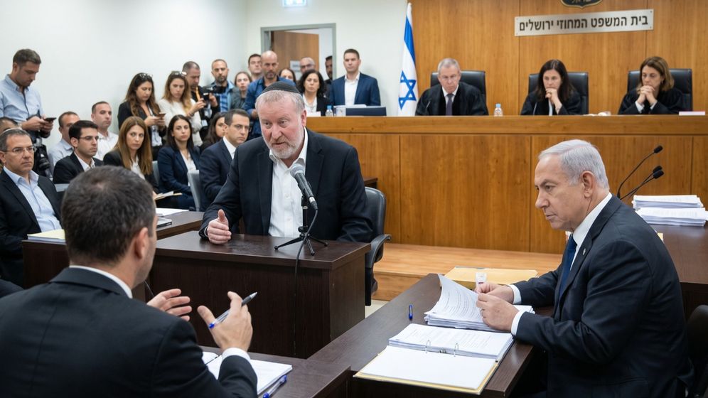 עדות אביחי מנדלבליט במשפטו של ראש הממשלה בנימין נתניהו