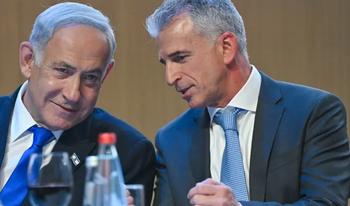 Le Premier ministre israélien Benjamin Netanyahou et le chef du Mossad David Barnea