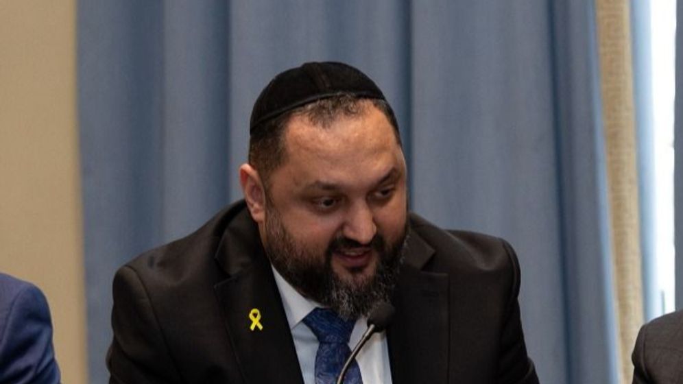 Courtesy of Friedlander group Le rabbin Zamir Isayev, dirigeant de la communauté séfarade d'Azerbaïdjan