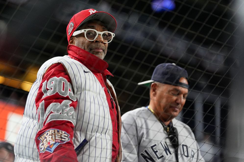 (AP Photo/Yuki Iwamura) Filmmaker Spike Lee looks on while watching the game between the New York Yankees and the Boston Red Sox during the seventh inning in Game 2 of baseball's American League Wild Card Series, Wednesday, Sept. 30, 2026, in New York.
