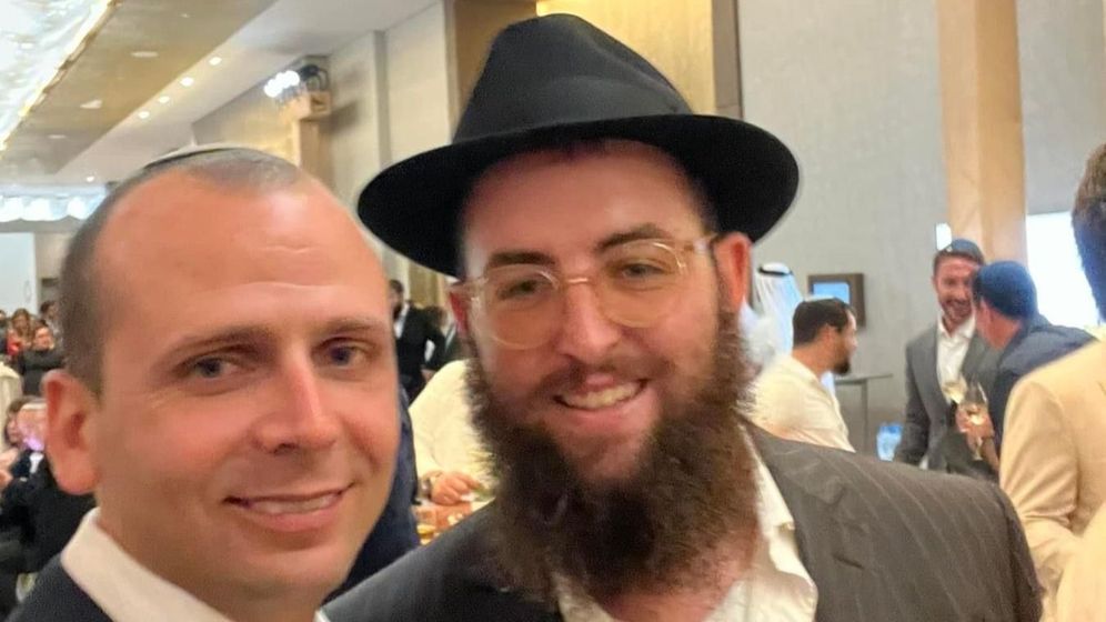 Rabbi Zvi Kogan (right), who was murdered in the UAE