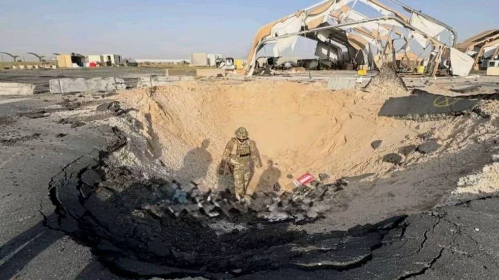 Media Damage from the Iranian missile at the Jordanian Air Force base, 11.7.26