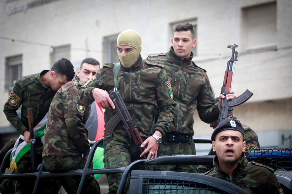 Palestinian Authority security forces in Jenin 