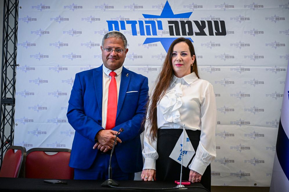 Avshalom Sassoni/Flash90 חברת הכנסת טלי גוטליב ויו"ר מפלגת "עוצמה יהודית" איתמר בן גביר