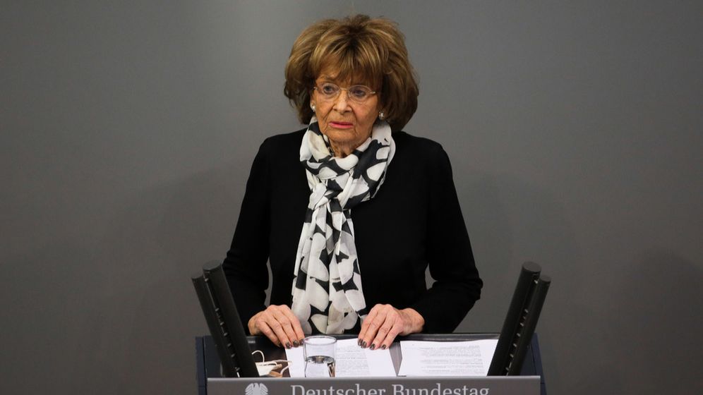 AP Photo/Markus Schreiber Charlotte Knobloch, survivante allemande de la Shoah
