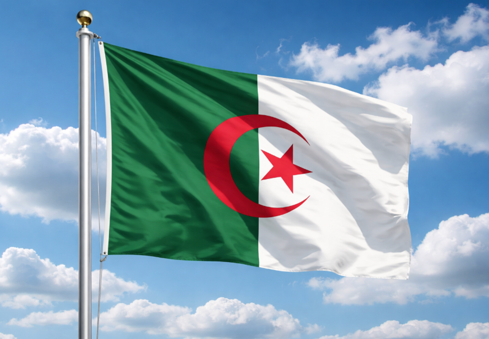 Le drapeau algérien