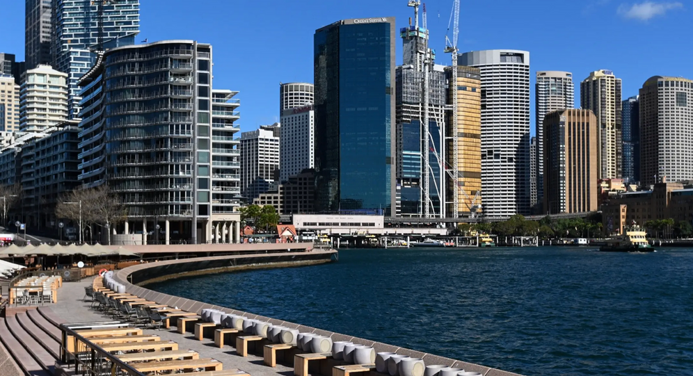 Le front de mer de Sydney.