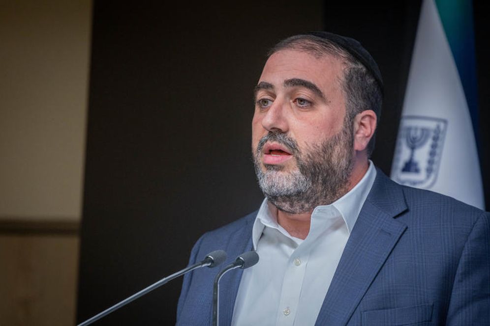 Chaim Goldberg/Flash90 Le ministre israélien de l’Intérieur, Moshe Arbel
