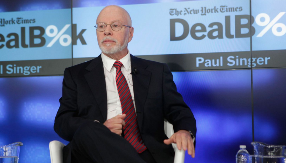 Le fonds Elliott Management a été créé par le milliardaire américain Paul Singer, ici le 11 décembre 2014, à New York.