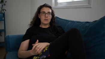  L'ancienne otage du Kataeb Hezbollah en Irak, Elizabeth Tsurkov, à Ramat Gan après sa libération