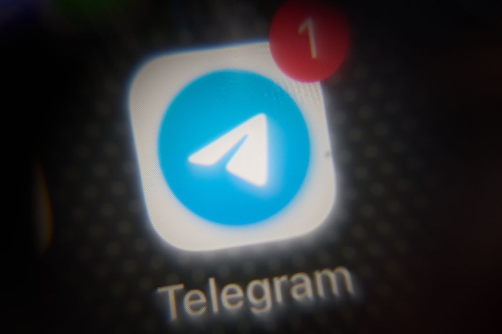 (AP Photo) The app Telegram, a popular messenger app in Russia restricted by authorities, is shown on a smartphone in Moscow, Russia, Wednesday, July 29, 2026.