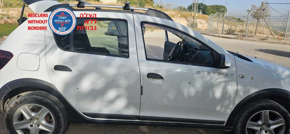 The car hit un a terror attack at Jordan valley