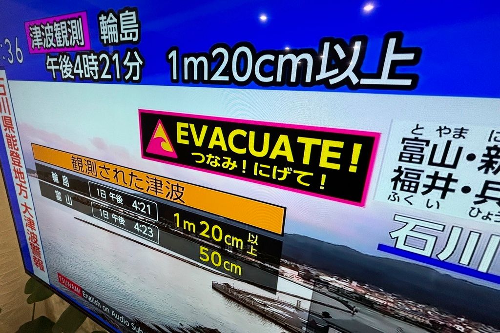 Major Tsunami Warning In Japan Following Powerful Earthquake