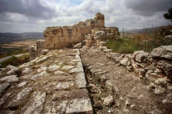 Le site archéologique de Sebastia en Judée-Samarie 