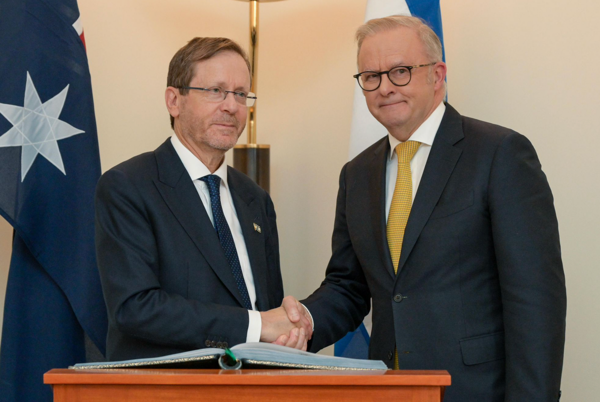 Herzog to Albanese: 'we must take relations to a new and better level'