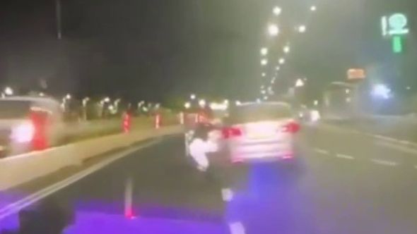 Photo: i24news.tv Rishon LeZion : Une policière blessée après avoir été éjectée d'une voiture