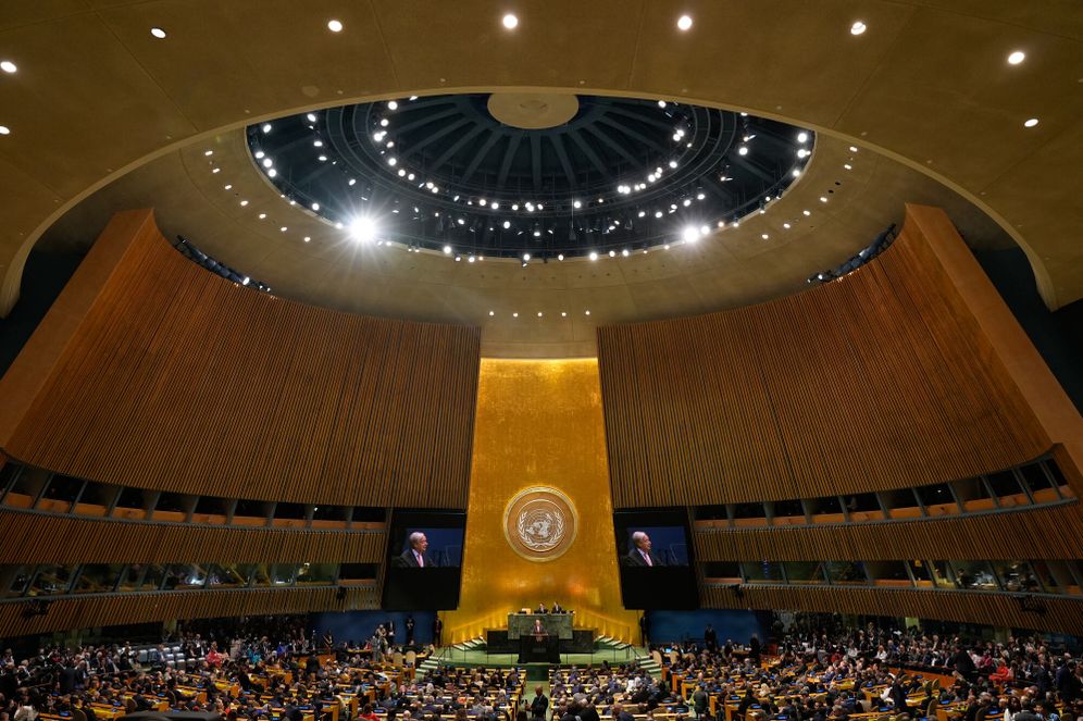 (AP Photo/Seth Wenig) United Nations Secretary-General Antonio Guterres speaks during the 81st session of the United Nations General Assembly at United Nations headquarters, Tuesday, Sept. 22, 2026. (AP Photo/Seth Wenig)