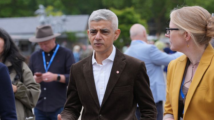 Le maire de Londres, Sadiq Khan