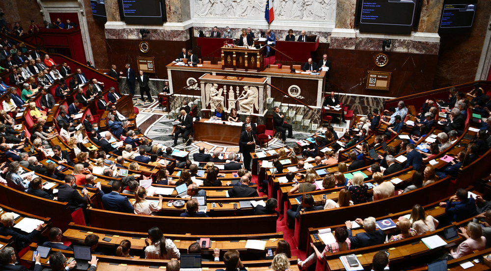 Image d'illustration | Assemblée nationale à Paris le 19 juillet 2022.