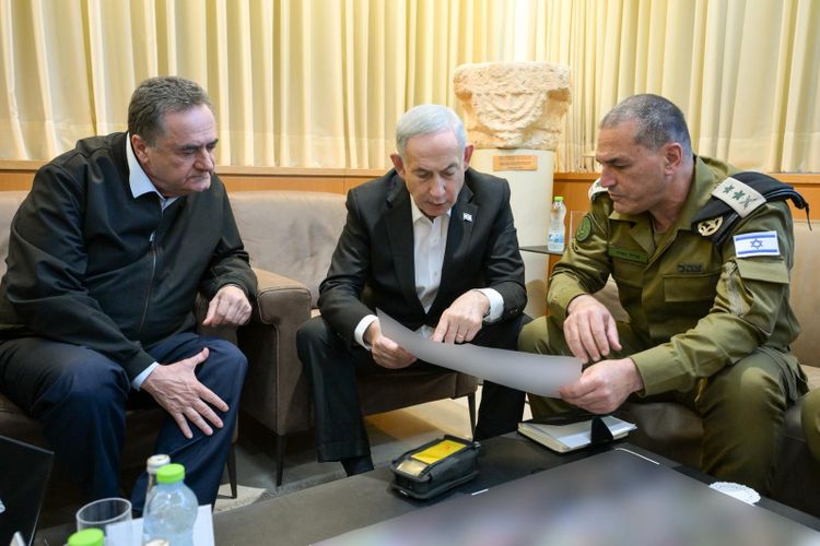 Meeting between Netanyahu, Katz, and Zamir