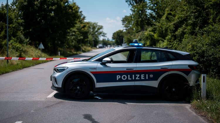 Illustration - Voiture de police à Vienne, Autriche